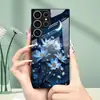 Adecuado para funda de teléfono Samsung S26ULTRA A57 Flor Cielo Estrellado S24 Funda Protectora A06 Vidrio Templado A07 Luna