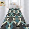 Alfombra geométrica 3D recortable para puerta, entrada, pasillo, escaleras, larga, para hotel