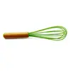 Sartén antiadherente espátula de silicona resistente a altas temperaturas utensilios de cocina mango de madera vajilla espátula cuchara de cocina creativa