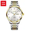 Fábrica de Relógios Personalizada Fábrica de Processamento Oem/Odm Relógio de Quartzo Transfronteiriço Oem Relógio Masculino Calendário Duplo Relógio Masculino