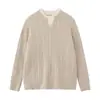 2026 Novo Design Dois em Um Moda Casual Jovem Suéter de Tricô para Primavera e Outono com Gola Redonda Pulôver