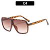 Personalidad Europea y Americana Espejo Todo en Uno Marco Grande Gafas de Sol de Moda Celebridad de Internet Ins Mismo Estilo Moda Protector Solar para Exteriores Gafas de Sol Transfronterizas