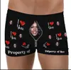 Exportação Transfronteiriça Mais Vendido Roupa Íntima Masculina de Natal Respirável, Confortável e Fashion com Estampa 3D, Boxer de Cintura Média