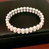 Pulseira Dupla Camada de Zircônia Pérola Banhada a Ouro 14K Real, Pulseira de Nicho de Luxo Leve, Joia Exquisita e Versátil, Estilosa e Única