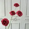 Novas flores artificiais de rosa bolha com 4 cabeças para casamentos, decoração de salão de casamento, flores para corredor, decoração de hotel e casa flores artificiais