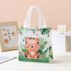 Fabricante de Bolsas Reutilizables de Tela No Tejida, Bolsas de Compras Laminadas con Estampado Animal, Bolsas Pequeñas, Bolsas de Regalo, Bolsas para Dulces de Halloween