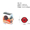 Luz Trasera Redonda Mini Regulable para Bicicleta Recargable por USB LED de Colores Luz de Advertencia Nocturna Luz Trasera para Ciclismo
