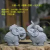 Ornamento de bestia suiza imitación piedra azul adornos de jardinería acuario micro paisajismo elefante adornos pequeños tortuga valiente estilo chino decoración pequeña