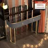 Penteadeira de luxo pequena, conjunto de mesa de maquiagem estilo princesa nórdico moderno simples para quarto