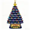 Enfeite de Árvore de Natal Transfronteiriço: Decoração Nostálgica de Árvore de Natal para o 250º Aniversário da Fundação dos Estados Unidos