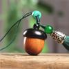 Sândalo Jacarandá Sino Bolota Pinha Sachê Chaveiro de Carro Pingente Acessório para Celular Fragrância Portátil
