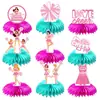 Ornamento Decorativo Colmeia Tema Fogo Novo Produto Transfronteiriço Decoração de Festa de Aniversário Arranjo de Ornamentos de Colmeia para Mesa