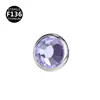 Pernos para Piel Planos F136 de Titanio 5A Europeos y Americanos, Accesorios de Cabeza de Clavo Incrustada, Pernos para Injertos de Piel, Joyería para Piercings con Rosca de 0.9/1.2
