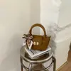 Bolso de Mano de Alto Valor de Moda para Mujer Estilo Coreano Primavera 2026, Bolso de Cesta de Hombro Único, Bolso Cruzado de Moda Tendencia para Mujer