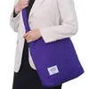 Bolsa de Lona Literaria Transfronteriza Moderna para Mujer Simple de Gran Capacidad Portátil para Hombro Cruzada Tote Personalizada Bolsa León Ling