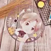 Abanico de PVC Transparente Personalizado de una Cara para Apoyo en Conciertos de Celebridades Coreanas y Merchandising Promocional