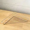 Estante triangular de acero inoxidable engrosado, organizador para fregadero de cocina, estante para almacenar y escurrir esponjas, paños y estropajos de acero