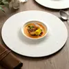 Factory de Liquidación Plato Sombrero de Paja Cerámico Lluvia de Meteoros Plato de Estilo Occidental de Gama Alta Plato para Pasta Plato de Servicio de Mesa para Restaurante