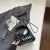 2026 Nuevo Modelo Bolsa Suave y Ligera de Puntos Ola de Nube para Mujer, Estilo Coreano Nicho de Alto Valor Casual Simple Bolso de Hombro o Axila