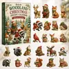 Calendario de Adviento Navideño de Animales Transfronterizo 2026 Calendario Navideño de Animales Caja Sorpresa S