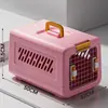Caja Portátil para Mascotas - Plegable, Aprobada para Aerolíneas, Transportadora Plegable para Gatos y Perros con Divisor