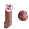 Condón Dildo Usable para Prepucio de Pene Engrosado y Agrandado para Hombres Condón Sexy Hueco Diente de Lobo Condón Alargado y Engrosado