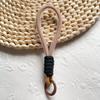 Lanyard para Teléfono con Bloques de Color Sencillo de Moda Llavero Muñeca Cuerda Corta Universal Lanyard Creativo para Llaves de Coche Hecho a Mano