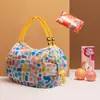 Bolsa de compras no tejida, plegable, bolso de hombro para viaje, portátil, engrosada, bolsa grande para la compra, bolsa de compras ecológica para el supermercado