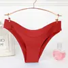 Ropa Interior Nueva para Mujer Joven en Caja Ropa Interior para Mujer de Color Caramelo Invisible de Tiro Bajo Talla Grande Triángulo Transpirable Seda de Hielo Sin Costuras