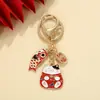 Chaveiro Gato da Sorte Estilo Chinês Peixe Koi Presente da Fortuna Pequeno Pingente Criativo DIY Chaveiro de Bolsa Acessório Auspicioso