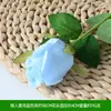 Flores Artificiales Flor Azul Materiales Boda Salón de Bodas Decoración del Hogar Rosas Artificiales Flores Falsas Flores de Plástico Venta al por Mayor