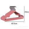 Percha de acero inoxidable para ropa, percha gruesa para el hogar, percha de plástico antideslizante, percha de inmersión, percha sin costuras para dormitorio de estudiantes, fabricante de perchas