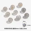 Amazon Piedra de Luna Gris Natural Cuentas Sueltas 4/6/8/9mm Cuentas Cuentas para DIY Piedra Lunar Azul Labradorita con Cuentas