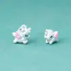 Plata Pura 999 Colgante Lindo de Unicornio Pulsera de Cuerda Trenzada Año Zodiacal Colgante de Collar Pegaso Zodiacal Accesorios de Joyería