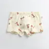 Venta al por mayor de Boxer de Algodón Puro Clase A para Niños, Estampado de Dibujos Animados, de Cintura Media, Transpirable, para Niños