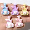 Gatito Lindo de Dibujos Animados Guitarra Resina Accesorios Pequeños DIY Flequillo Pinza para el Cabello Colgante Taza de Agua Imán para Nevera Charms para Crocs