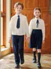 Conjunto de uniforme escolar estilo universitario para estudiante de primaria, toga para foto de graduación, atuendo para actuación del Día del Niño, uniforme de kínder, uniforme de clase de coro