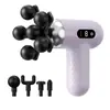 Pistola de Massagem Fascial Mini Transfronteiriça Massagem Fácil Casa Multifuncional Elétrica Pescoço Pistola de Fascia Percussão Muscular Relaxamento Massageador