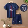 2425 Taça Europeia Seleção Nacional Clube Crianças Uniforme de Futebol Infantil Conjunto Riade C Ronaldo Não. 7 Camiseta de Secagem Rápida de Manga Curta