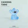 Accesorios de Dibujos Animados 3D para Manualidades, Figuras Luminosas de Koala de Dibujos Animados, Llaveros Creativos Hechos a Mano de Resina de Dibujos Animados al por Mayor