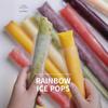 Bolsa de hielo desechable para hacer tú mismo, palito de hielo triturado, bolsa de embalaje para paletas caseras, molde de grado alimenticio para paletas de hielo