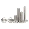 Fabricante Original Tornillos de Seguridad Torx de Cabeza Redonda de Acero Inoxidable 304 M2-M10 Tornillos Torx de Cabeza Plana con Post