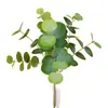 Plantas Verdes Simuladas, Hojas de Eucalipto, Decoración de Interiores, Adornos para Sala de Estar, Paisajismo de Paredes con Plantas, Hojas de Dinero, Hojas Simuladas al por Mayor