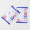Bolsa de aluminio con estampado de conejo de dibujos animados, doble cara, sellada al calor, de bolsillo plano, desechable, para guantes y mascarillas.