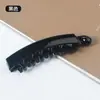 Presilha de Cabelo Banana Estilo Coreano e Japonês Nova Presilha Garra Cruzada Fosca com Dentes para Rabo de Cavalo e Penteado