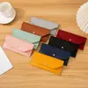 Cartera para Monedas de Cuero Protector de Cartas de Cuero Herramienta Pincel para Cejas Bolsa para Herramientas Bolsa para Almacenamiento de Maquillaje de Ojos Bolsa para Almacenamiento de Joyas
