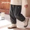 Pantalones Gruesos de Otoño Estilo Nuevo de Invierno Cálidos Jellybaby para Bebés y Niños con Forro de Felpa