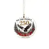 Adorno Colgante Conmemorativo Navideño Americano del 250 Aniversario, Nuevo Producto Transfronterizo