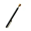 Tubo Exterior Negro de 5LB Recogedor, Pluma Recogedora Portátil Retráctil Recubierta en Spray Imitación Dorada, Recogedor de Acero Inoxidable de 5LB