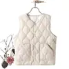 Chaleco de Moda para Otoño e Invierno, Cálido y de Corte Holgado, Ligero, Tallas Grandes, Sin Mangas, Estilo Nuevo para Mujeres de Mediana Edad y Mayores